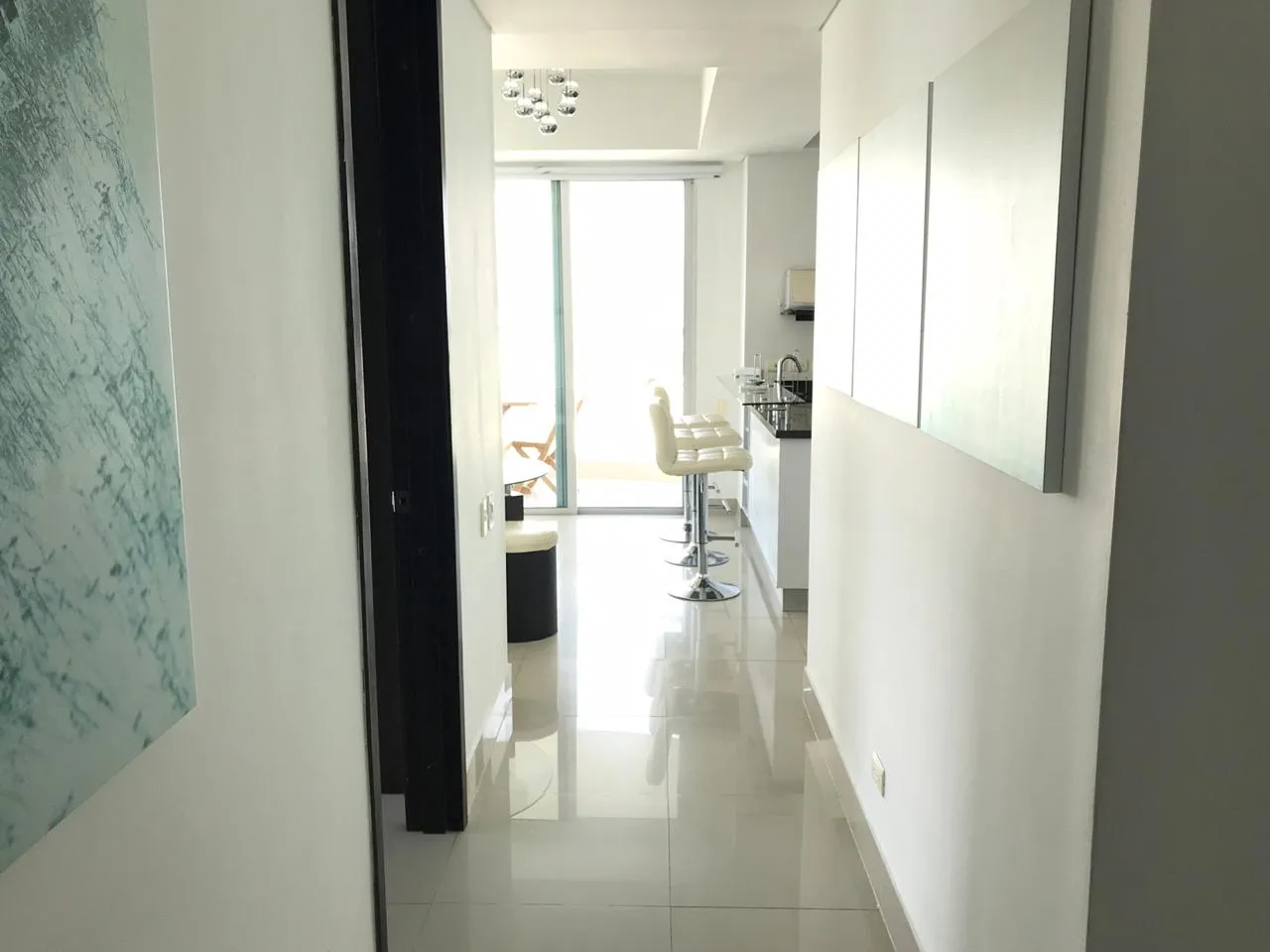Pasillo interno directo a las habitaciones Apartamento 3605 Edificio pal meto eliptic