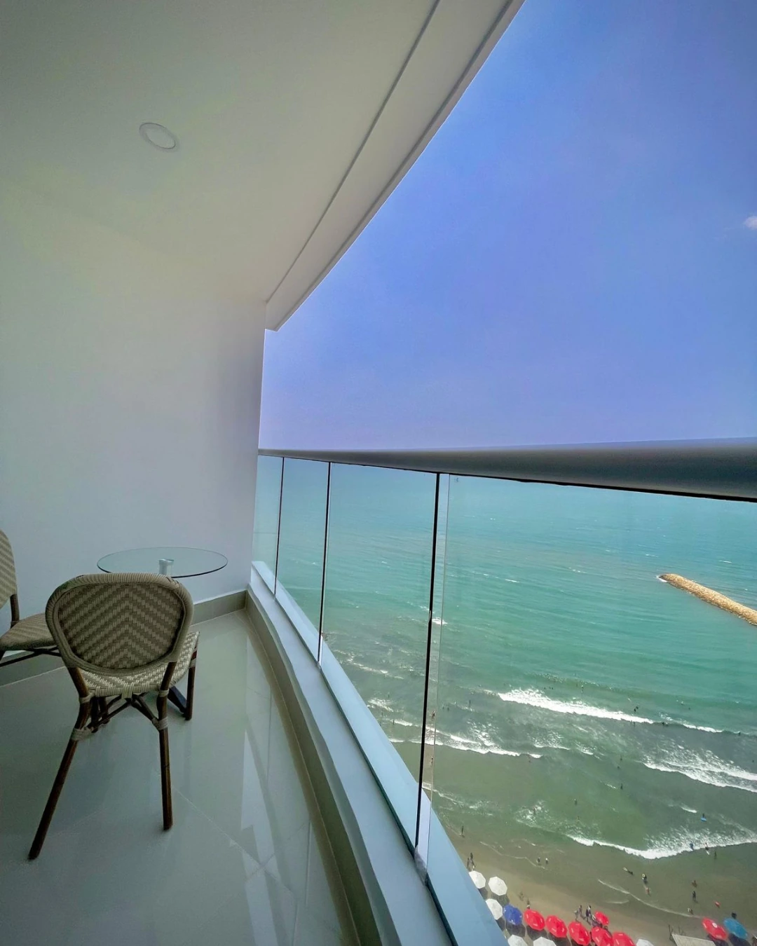 Balcón del apartamento 2205 Palmetto Eliptic