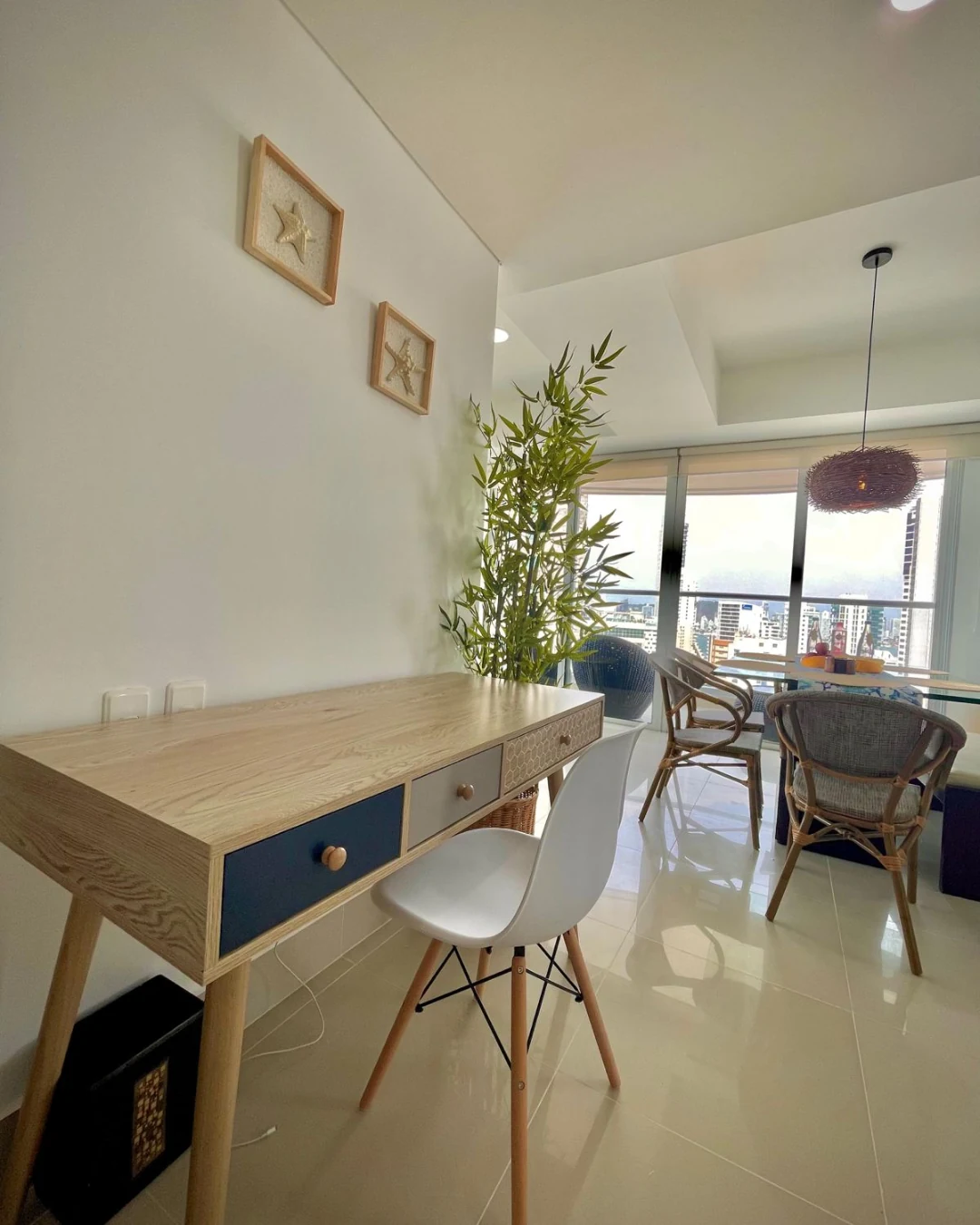 Sala de lujo del Apartamento 2205 Edificio Palmetto Eliptic