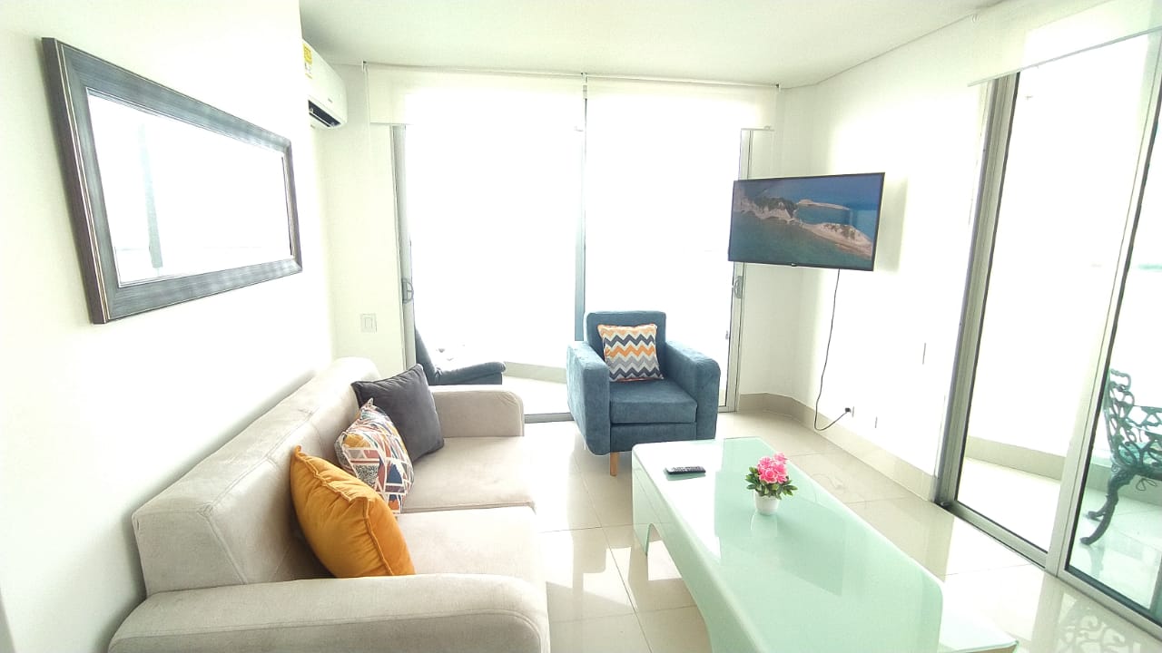 Sala comedor del apartamento 3005 Dos alcobas Edificio Palmetto Eliptic