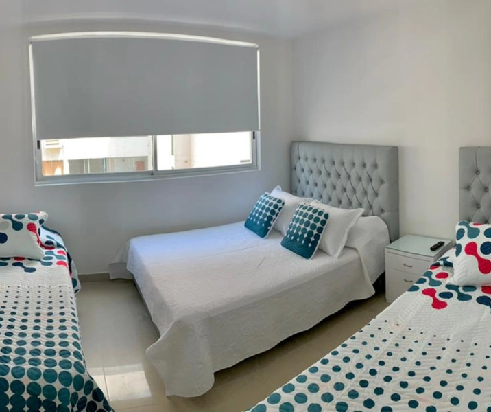 Alcoba Auxiliar del apartamento 1104 Edificio Palmetto Cartagena