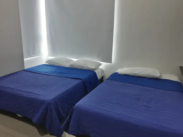 Alcoba auxiliar del apartamento 1205 edificio Palmeto eliptic.