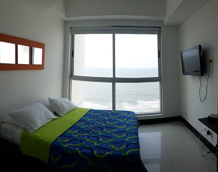 Observe la espectacular vista del Apartamento 1205.