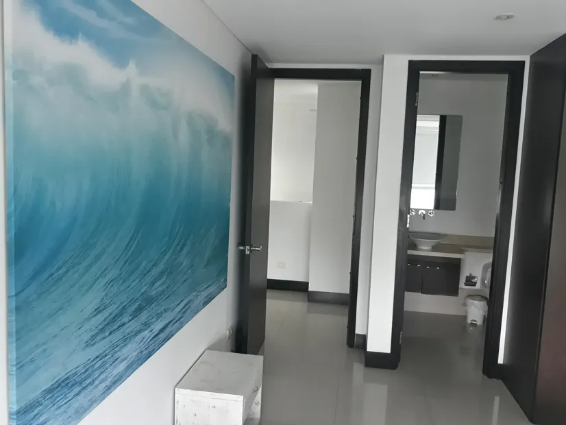 Pasillo de la sala a las habitaciones