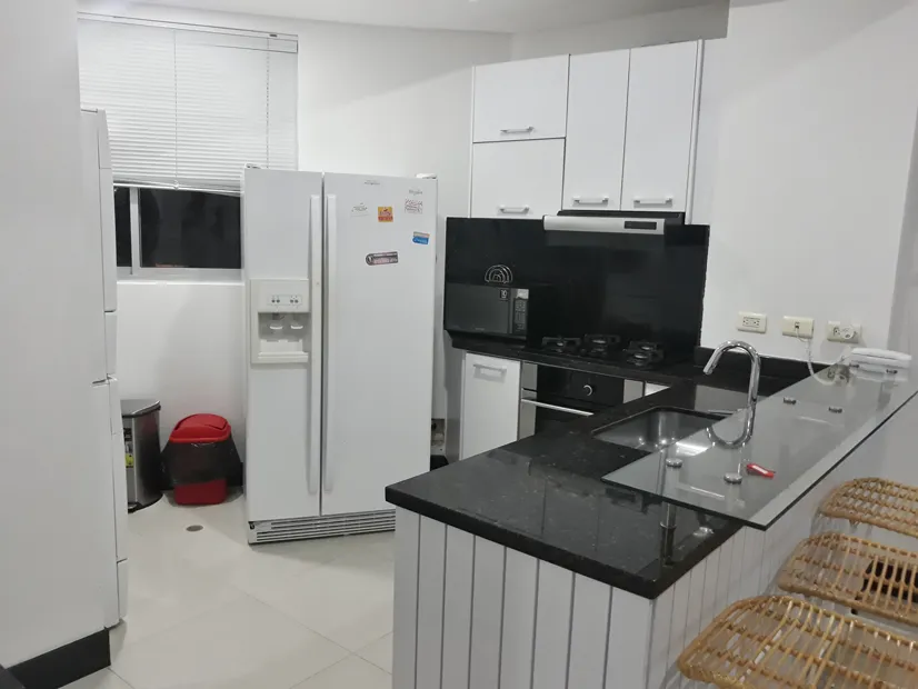 Cocina Equipada del apartamento Vacacional 1701 Edificio Palmetto Eliptic,