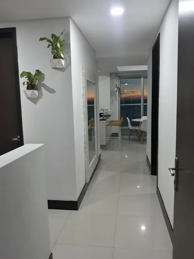 Pasillo de las habitaciones