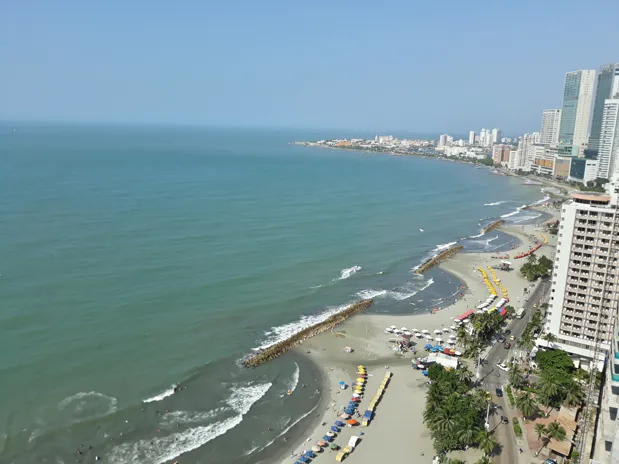 Vista desde el balcon del apartamento 2802