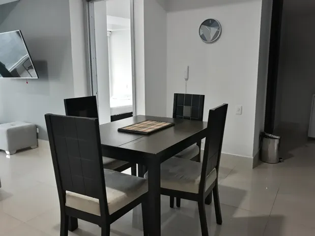Comedor del apartamento 3103 apartamento romántico Palmetto Eliptic Cartagena