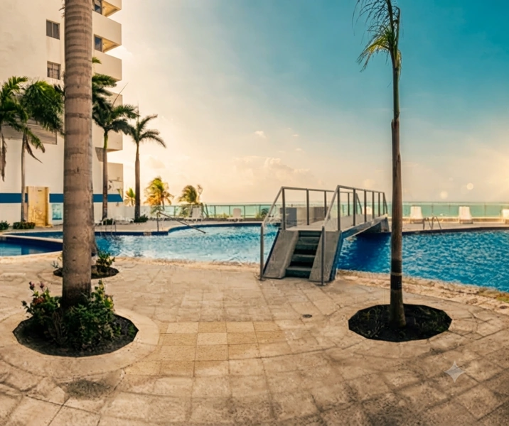 Piscina del Edificio Palmetto Cartagena