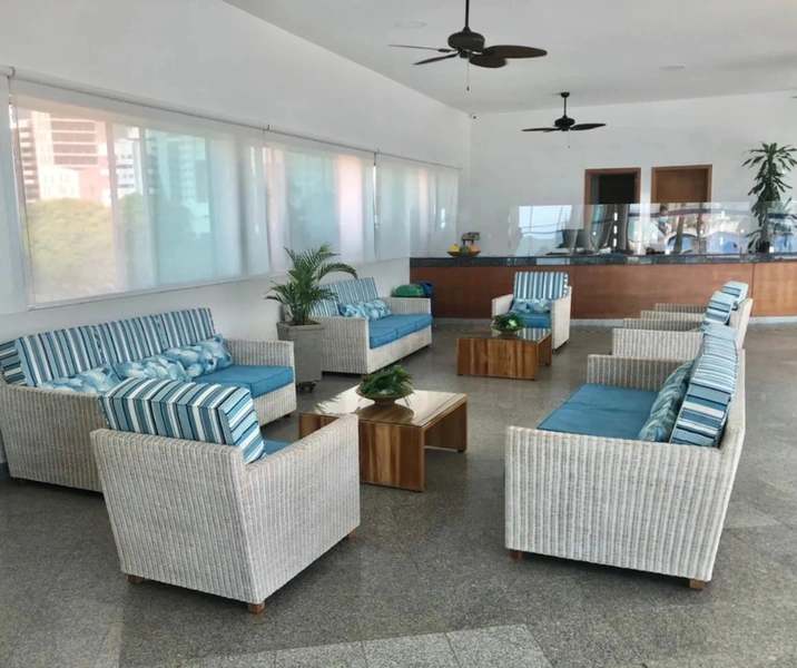 Sala de recibo del segundo piso Edificio Pametto Cartagena
