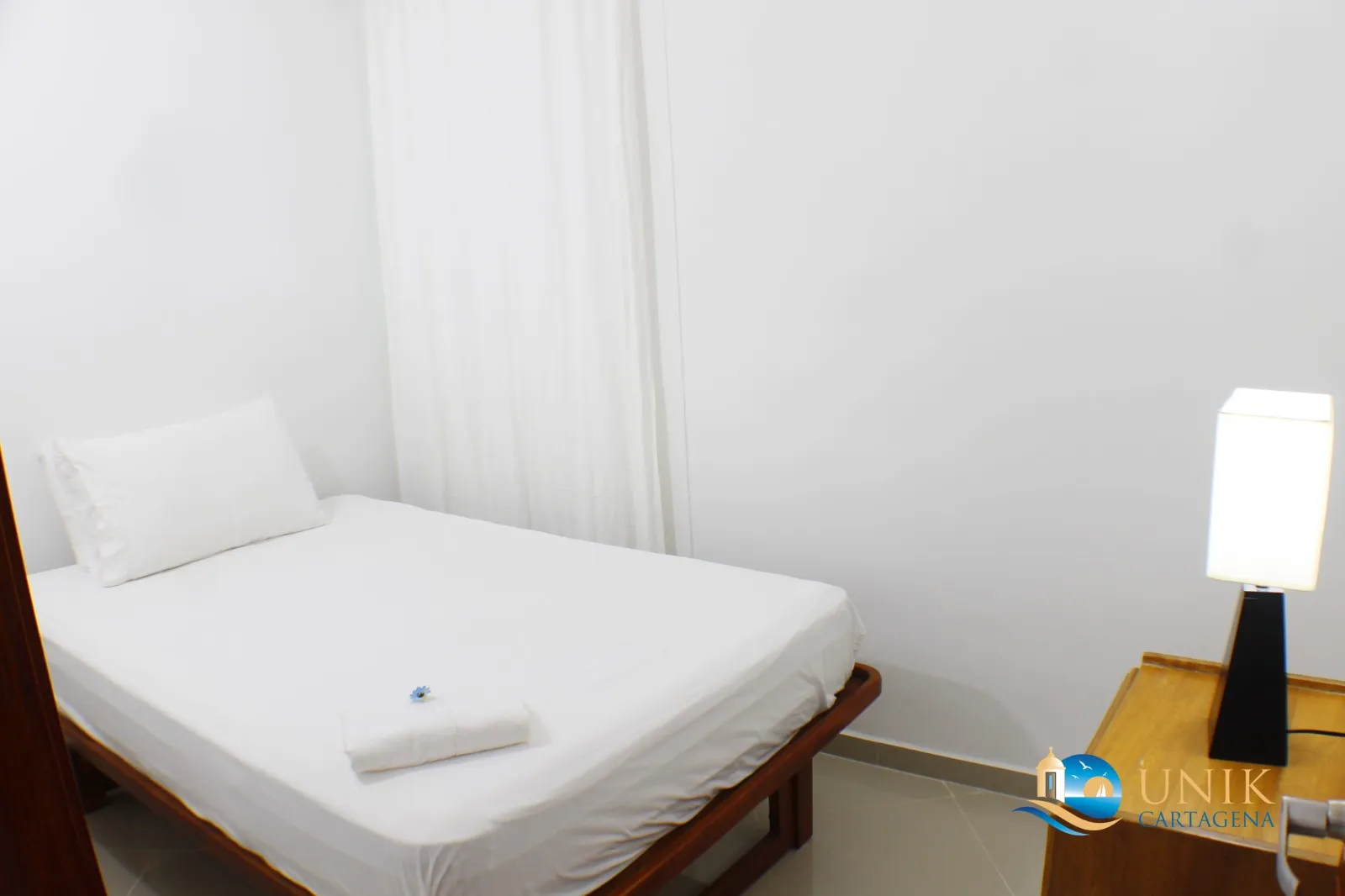 Segunda alcoba del del apartamento de tres habitaciones familiar en Poseidón del Caribe barrio El Laguito Cartagena