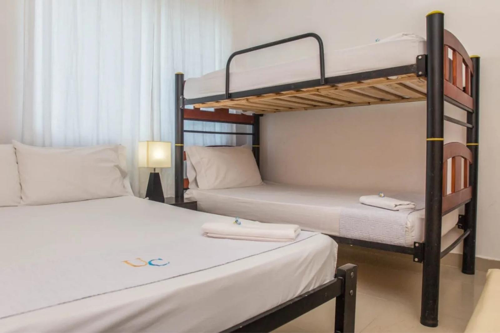 Habitación Auxiliar en el mejor Alojamiento en Poseidón del Caribe Apartamento Vacacional Dos Alcobas 901