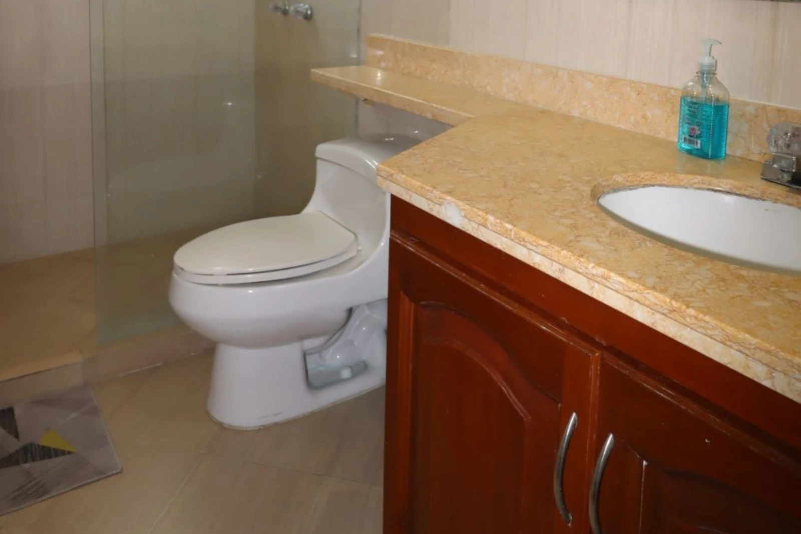 Baño interno de la alcoba auxiliar en el Apartamento 2 Alcobas Edificio Torres del Lago 701B