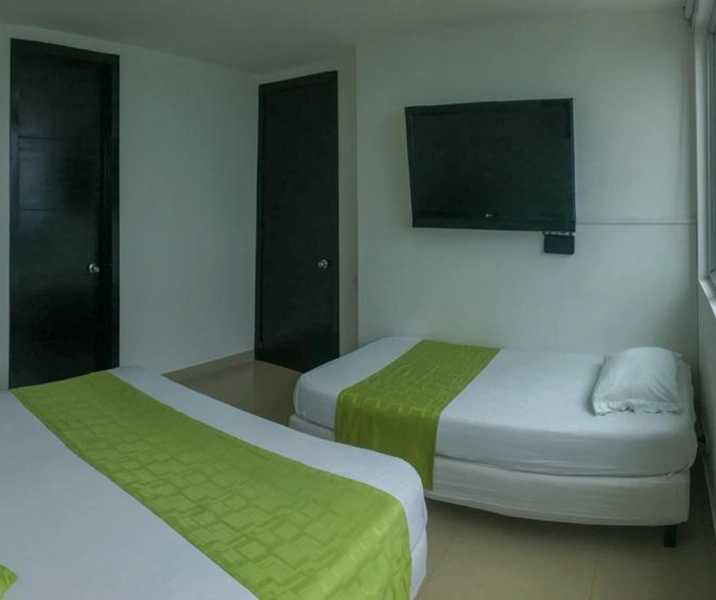 hospedaje en bocagrande, apartamento 1502 Edificio Palmetto Cartagena