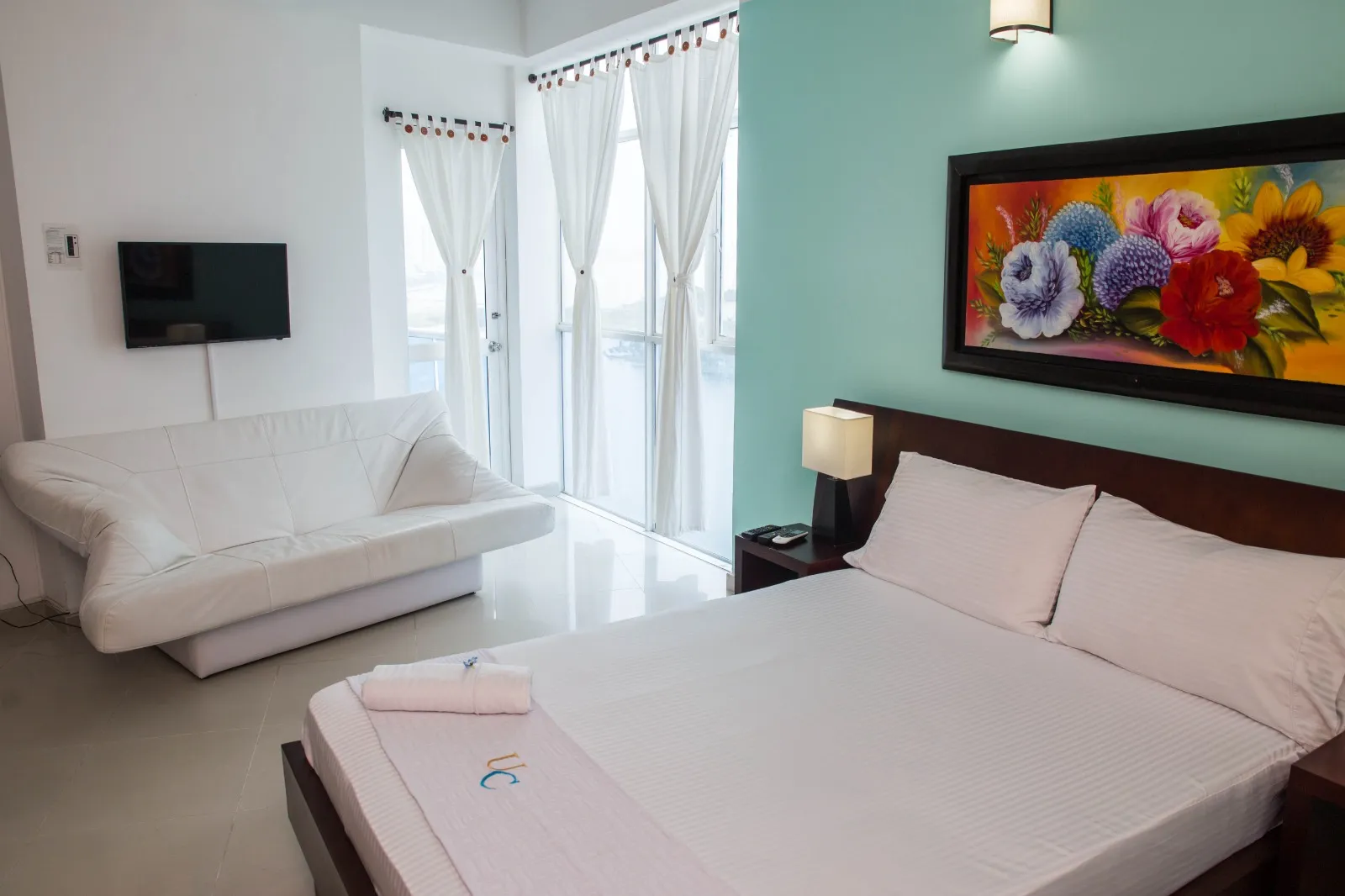 Habitación Principal del apartamento 904 de Alquiler Poseidón del Caribe 904