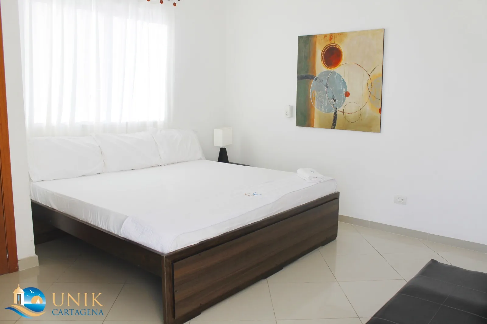 Alcoba Principal del apartamento 906 Dos alcobas Edificio Poseidón del Caribe El Laguito