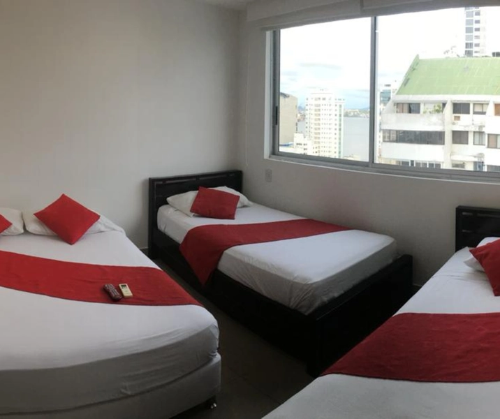 Habitación Auxiliar del apartamento vacacional 2001 Edificio Palmetto Cartagena donde disfrutará de las mejores vacaciones en Bocagrande